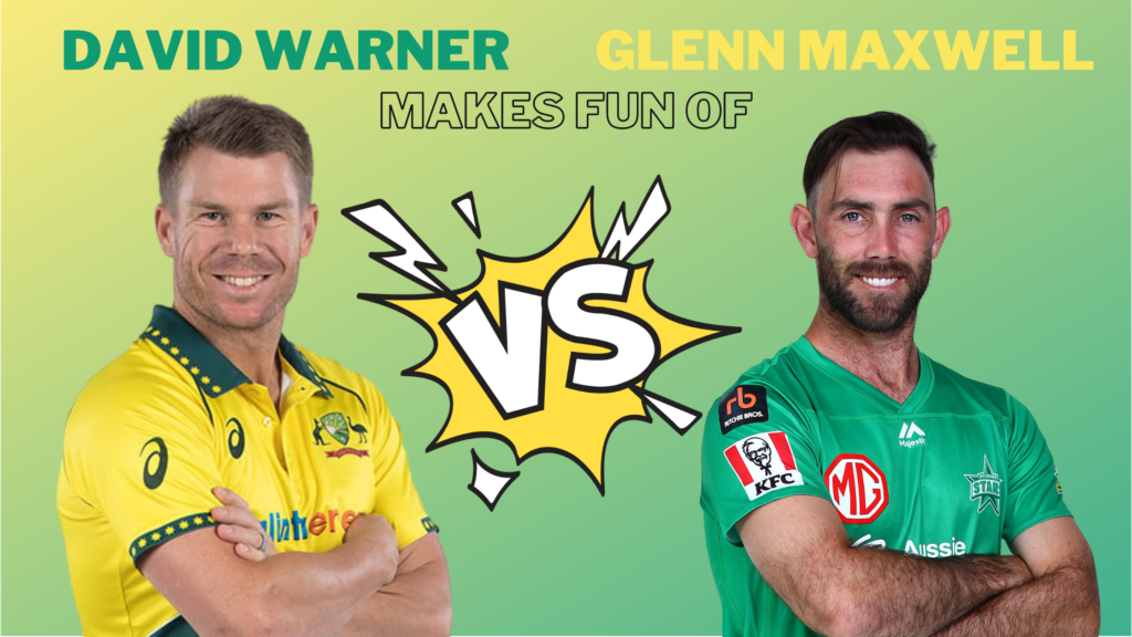ऑस्ट्रेलियाई क्रिकेटर डेविड वार्नर ने ग्लेन मैक्सवेल की आईपीएल नीलामी कीमत पर मजाक उड़ाया