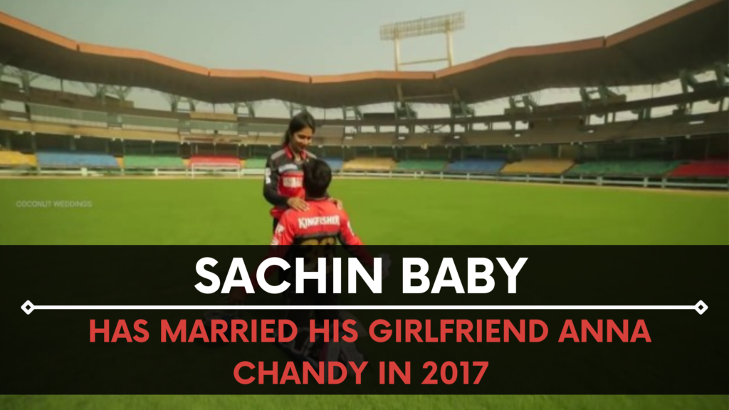 Sachin Baby has married his girlfriend Anna Chandy