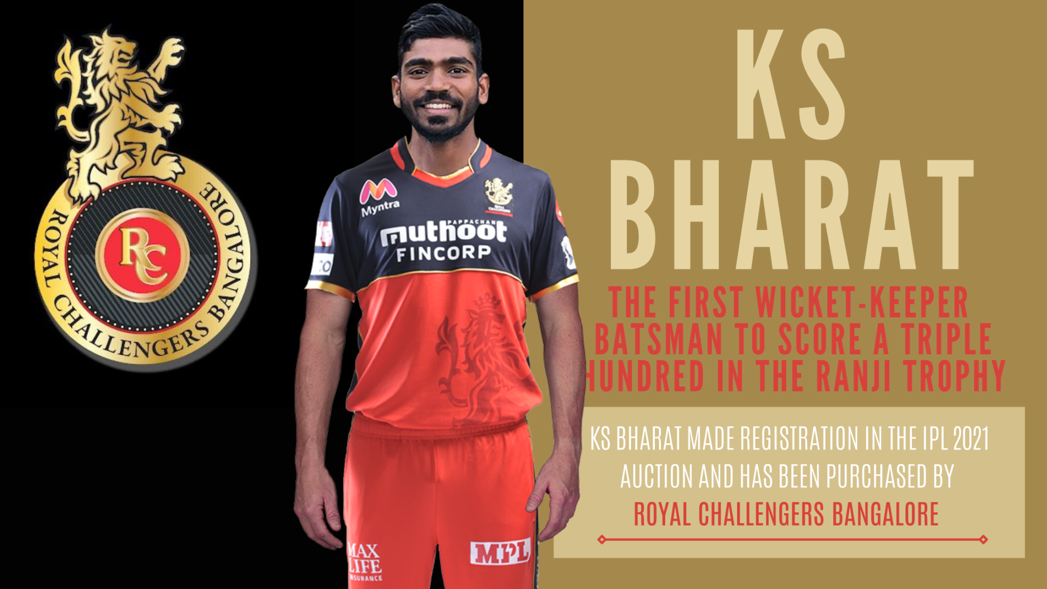 K.S. Bharat for IPL 2021 stats, biography and career