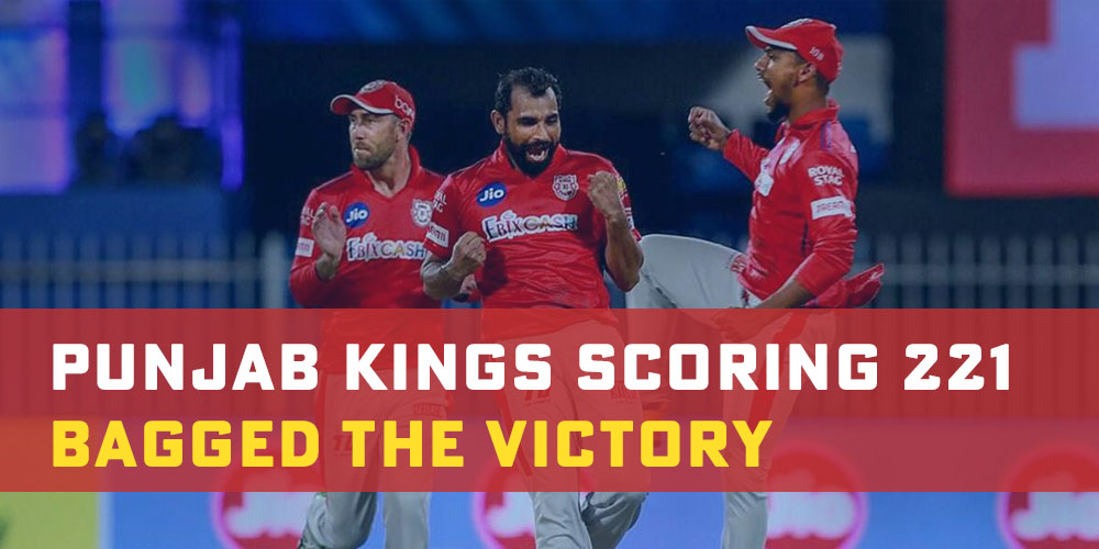 Punjab Kings bagged the victory